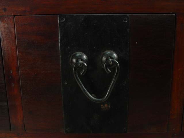 4 drawer sideboard w wrought iron hardware cu