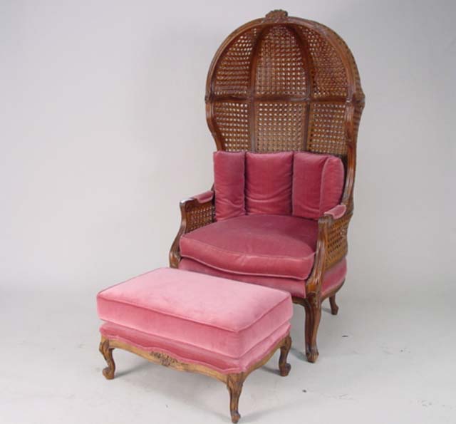 Cane back chair unusual 2