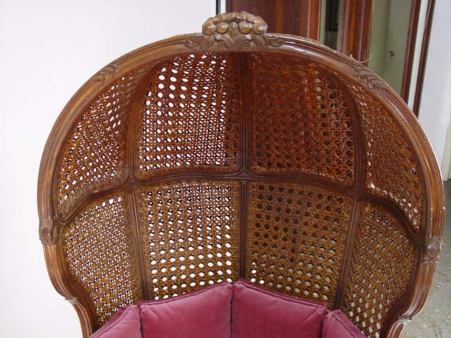 Cane back chair unusual cu