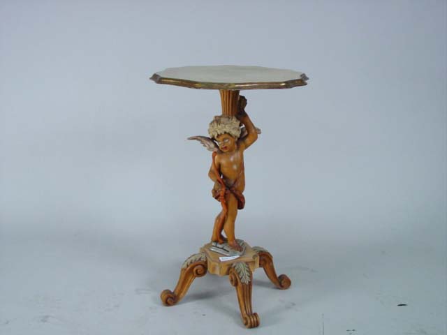 Cherup polychome side table