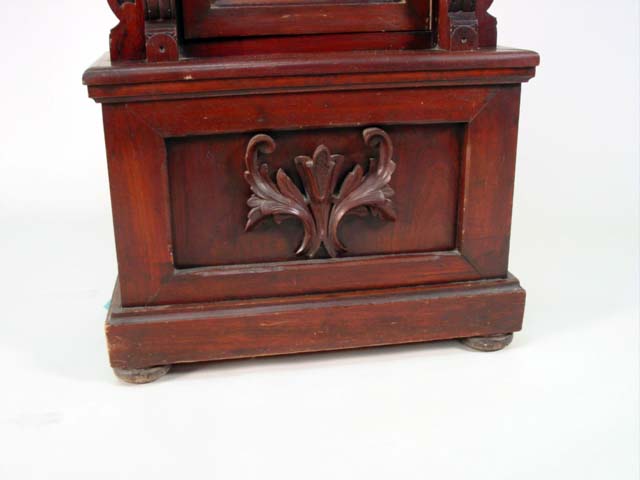 English Grandfather clock bottom detail