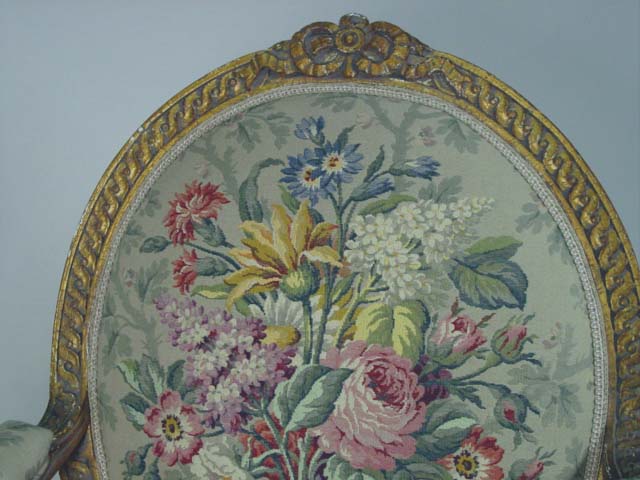 French Needlepoint chair detail