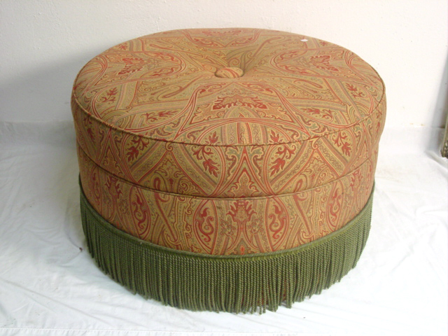 Large Round Ottoman