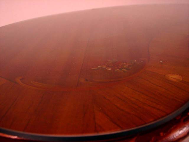 Louis XV kidney shape desk with chair top