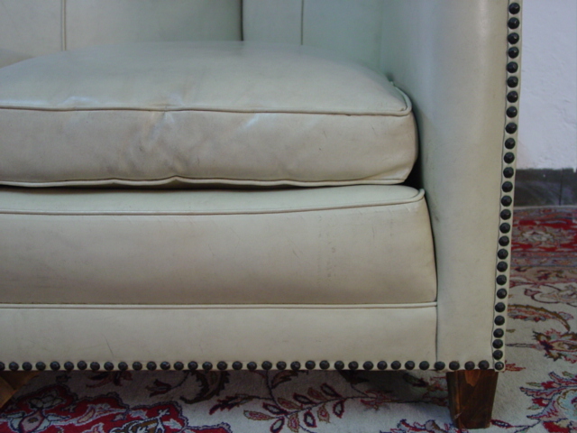 Rancho leather sofa - off-white (2)