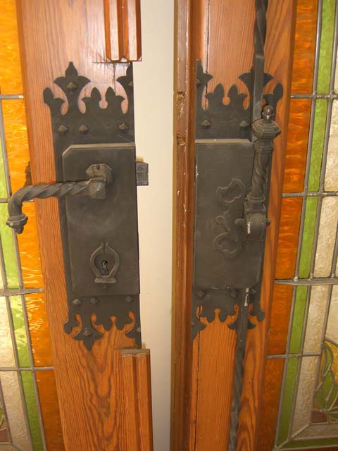 Stained Glass doors & Arch hardware