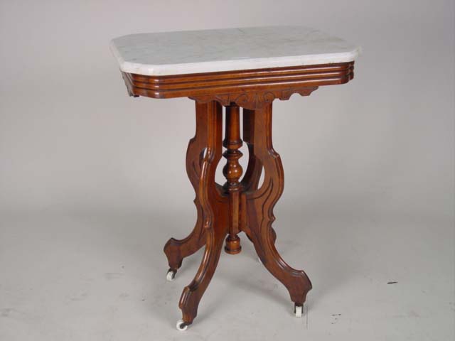 Victorian marble top table