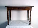 19th c. English One Drawer Table