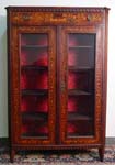 Antique Inlaid French 2 door cabinet