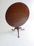 Antique tilt top table- large