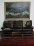 Hide Sofa -Charles Damrow Buffaloes