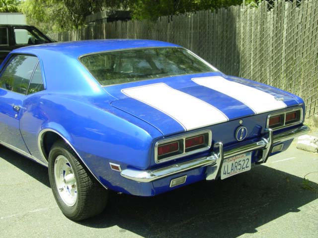 1967 Camaro RS back