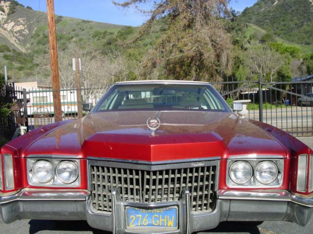 1972 Cadillac Eldorado front