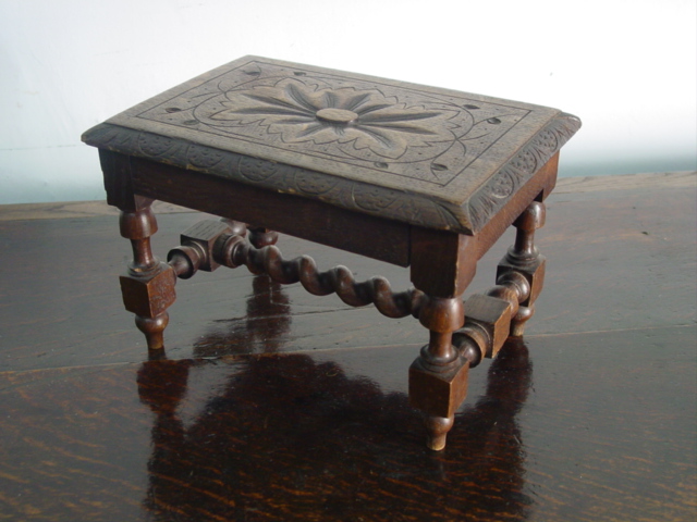 Miniature Carved Stool