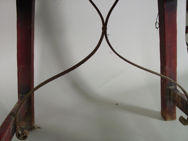 Monterey cabinet w Radiola radio wrought iron