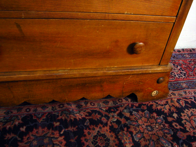 Monterey-Stamped handpainted 5dr. highboy cu 2