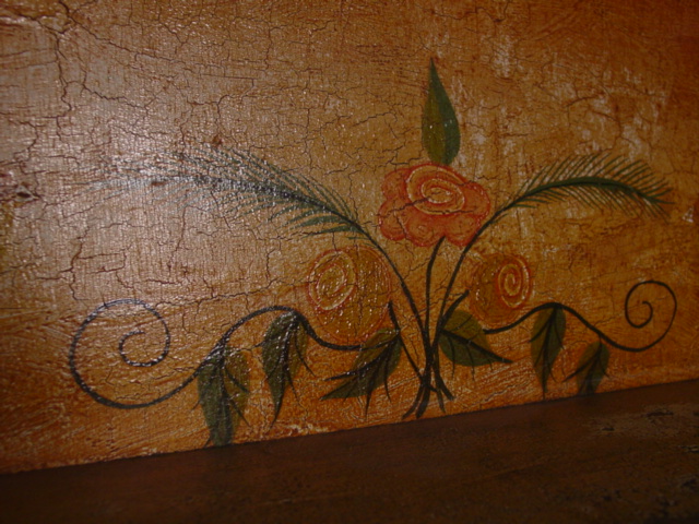 Rare miniature Monterey hutch handpainting