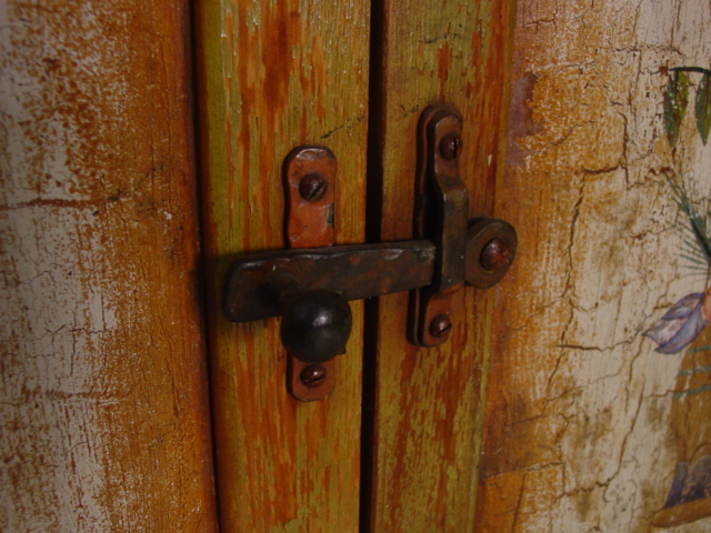 Rare miniature Monterey hutch hardware