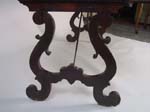 19th. c. Spanish Colonial fold open writing desk leg