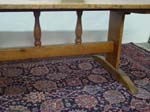 Custom made trestle table by Jack Rennick L.A. 1941 cu