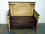 Monterey handpainted bench
