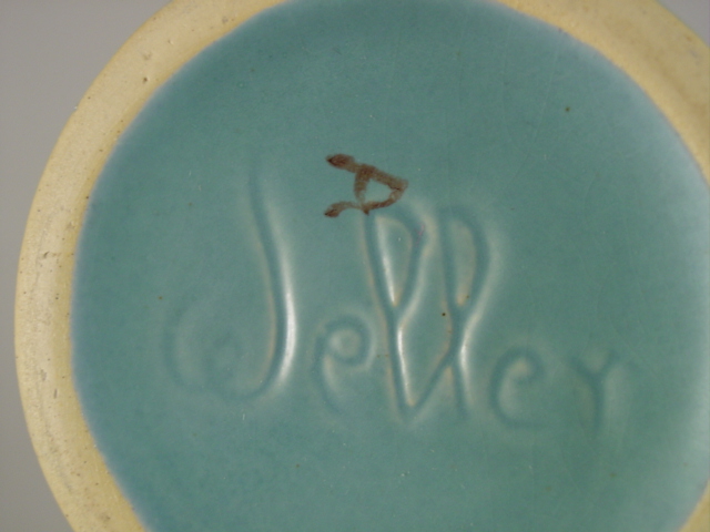 Art Nouveau Weller vase mark