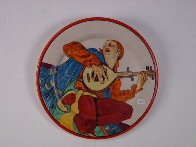 Catalina Plate signed F.M. Graham 12.5 in. diameter