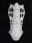 Royal Dux 19 in. white porcelain vase