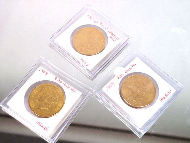 $20 Liberty Gold pcs.