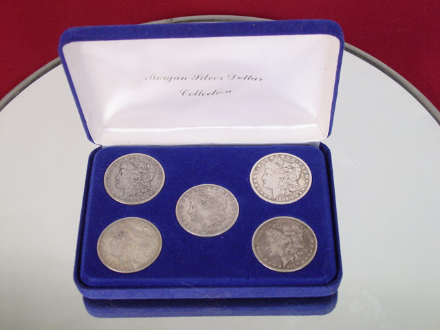 5 pc. Morgan Silver Dollar sets