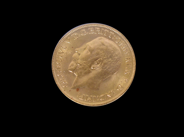 King George V English sovereigns 10 pcs. (2)