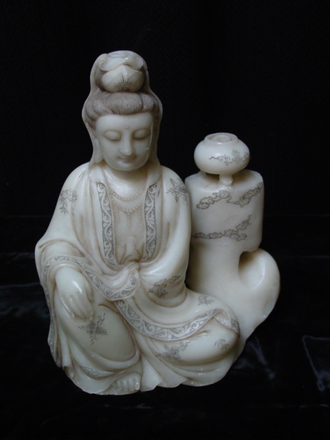 Stone carved Quan Yin