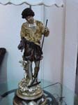 Bronze Moreau Figural Lamp