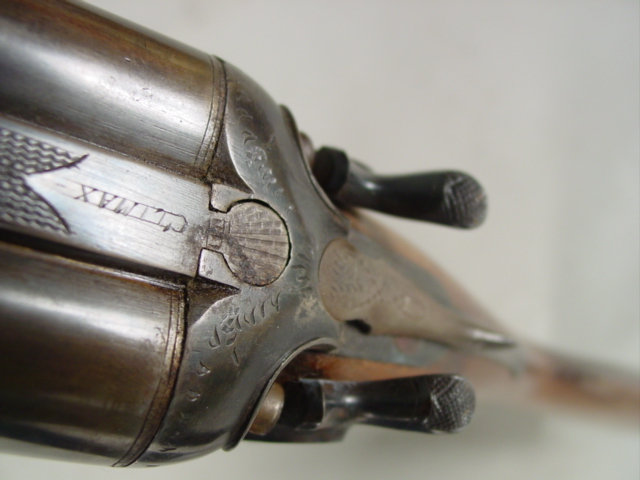 E.C. Meacham Double Barrell 12g. detail 4