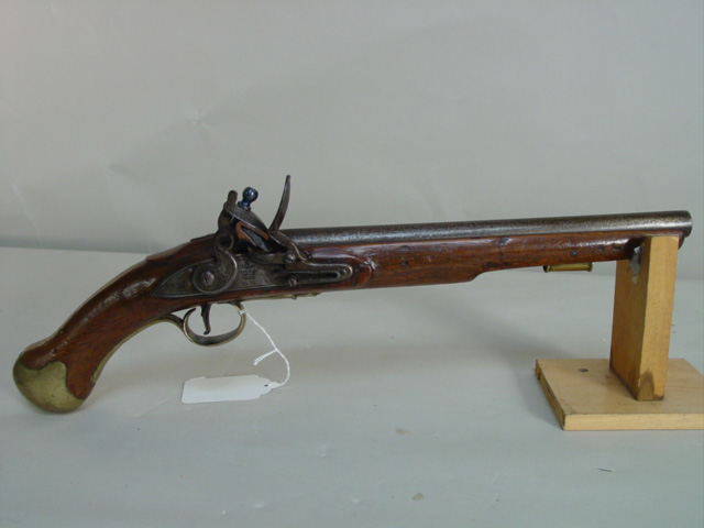 English Flintlock sea service pistol ca. 1760-1780
