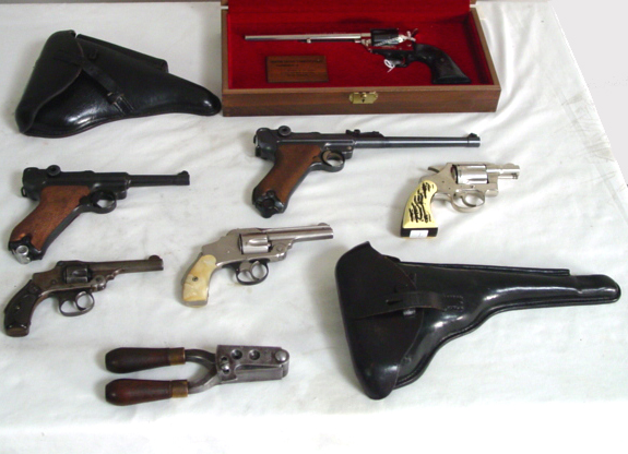 Group of Antique handguns