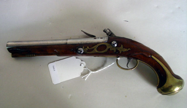 Officers pistol by James Barbar  ca. 1760-1780 (4)