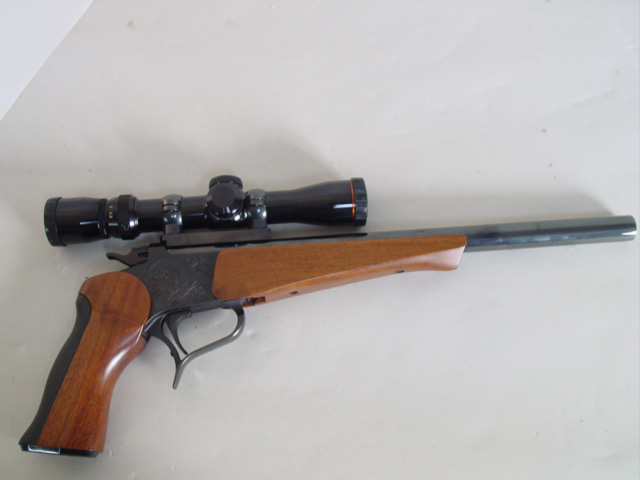 Thompson .22 target pistol w case