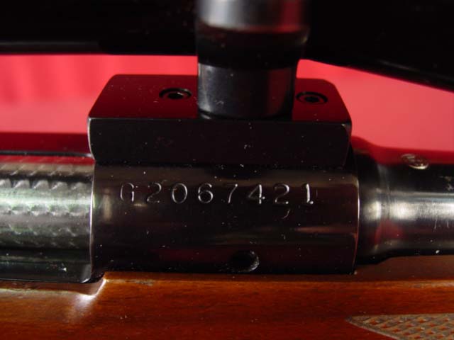 Winchester model 70 7x57 cal. w Bausch&Lomb scope serial