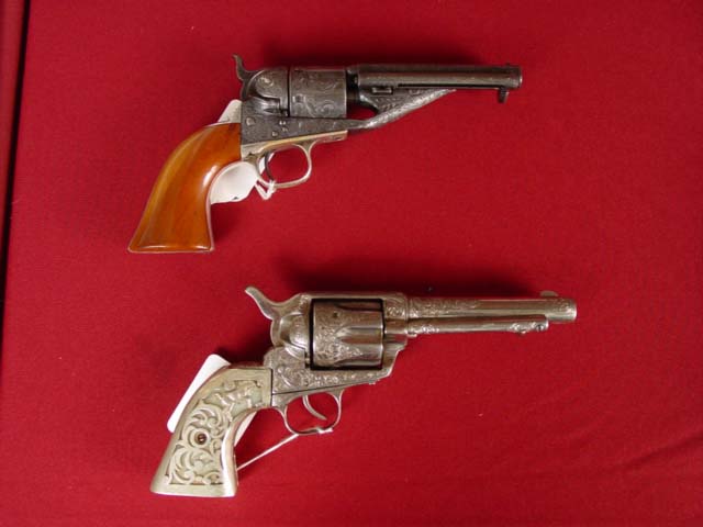 antique revolvers