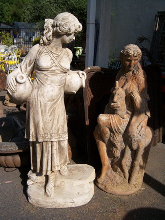 Life size  patio statues
