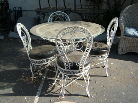 Patio 5pc wr iron set set