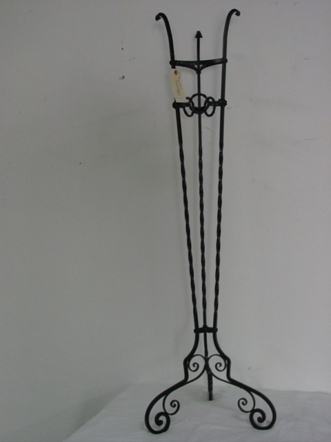 Wrought iron plant stand