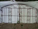 Wrought Iron driveway Gate 56in w x 58in h