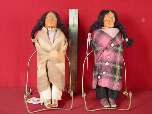 Am Indian Skokum dolls