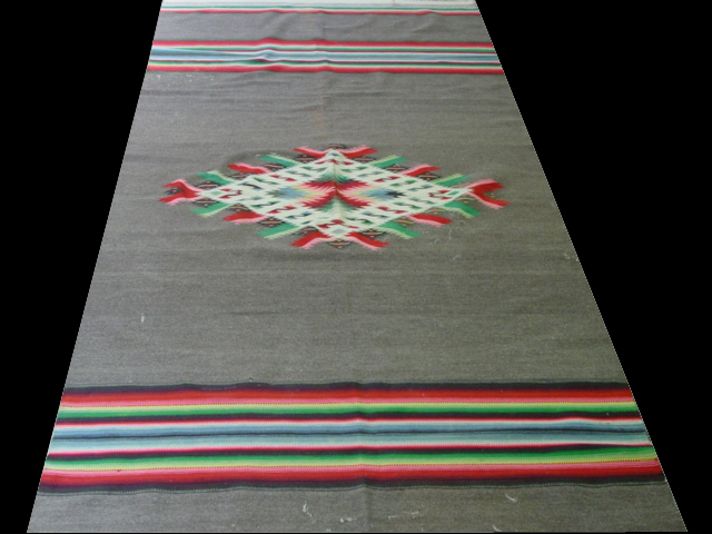 Antique Mexican Blanket 43 x 94