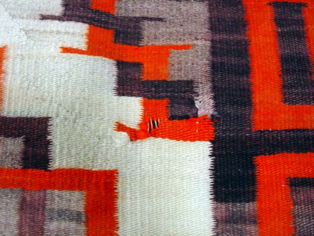 Navajo rug 9'1x5'4 cu