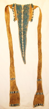 Rare circa 1890's Ute tail pouch with straps