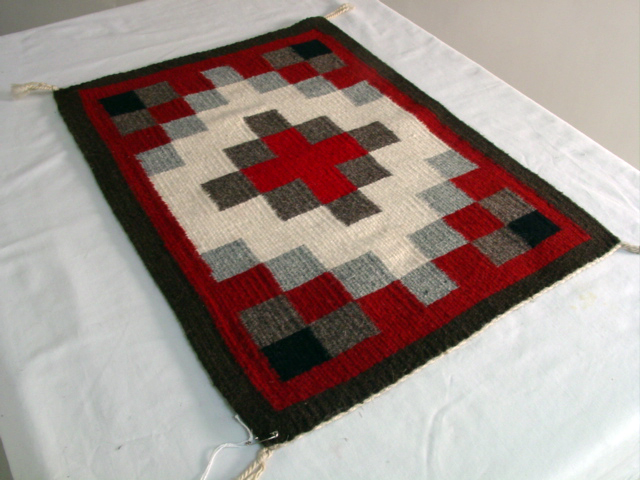 Small Navajo rug 16x22 (2)