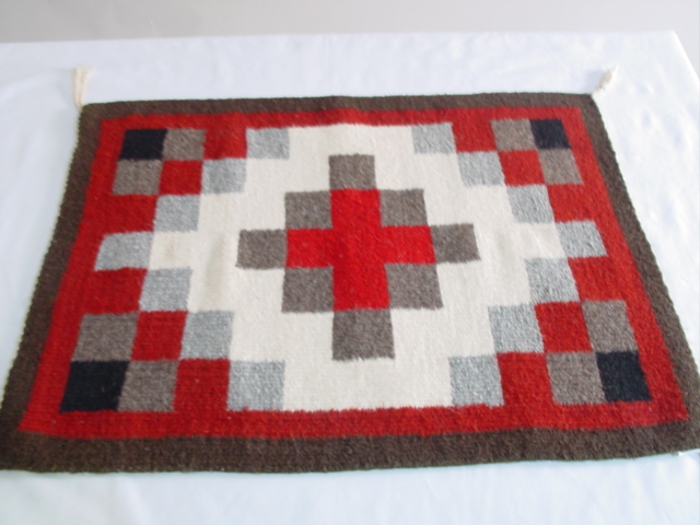 Small Navajo rug 16x22